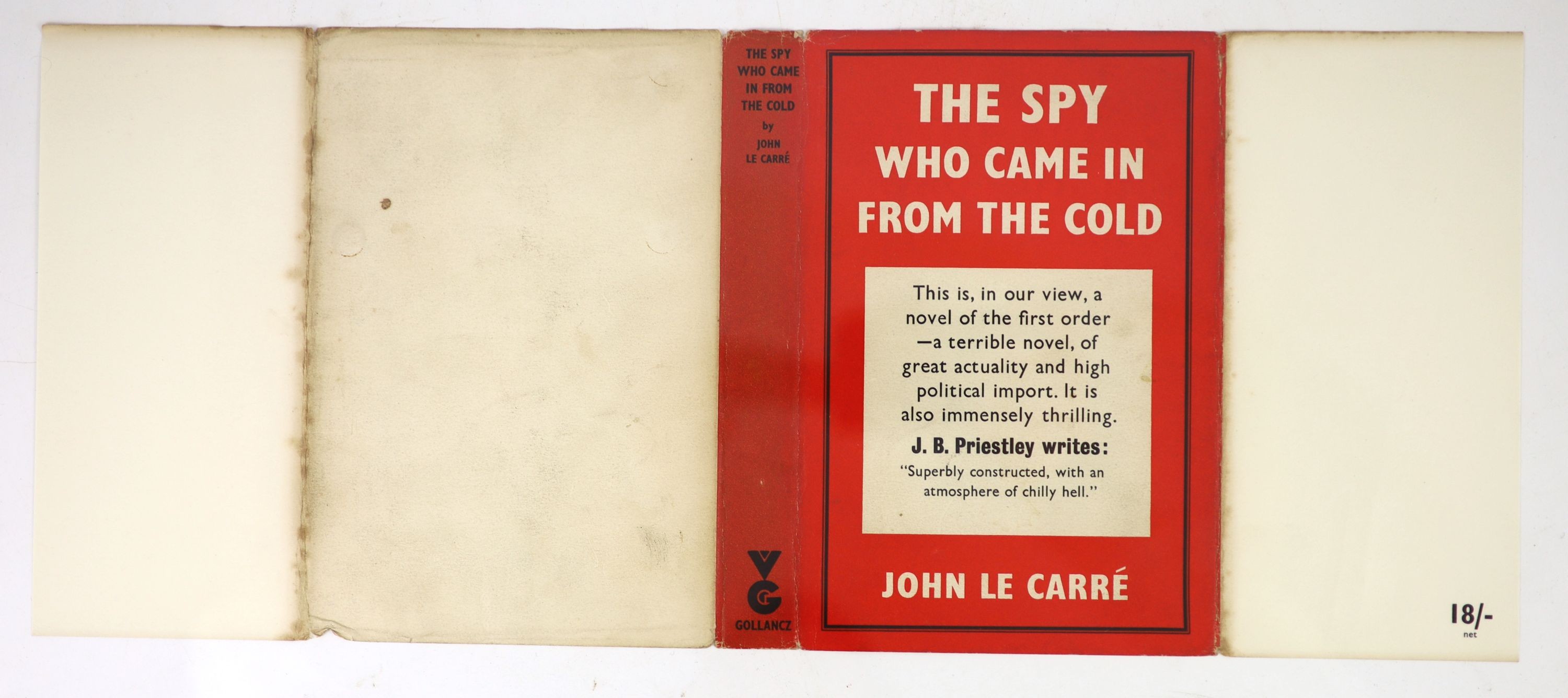 Le Carre, John - The Spy Who Came in From the Cold, 1st edition, with d/j, London, 1963